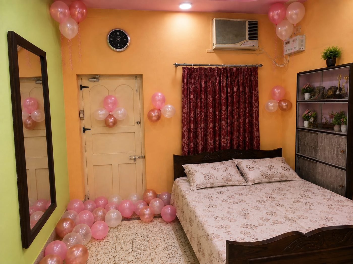 Decorated room
